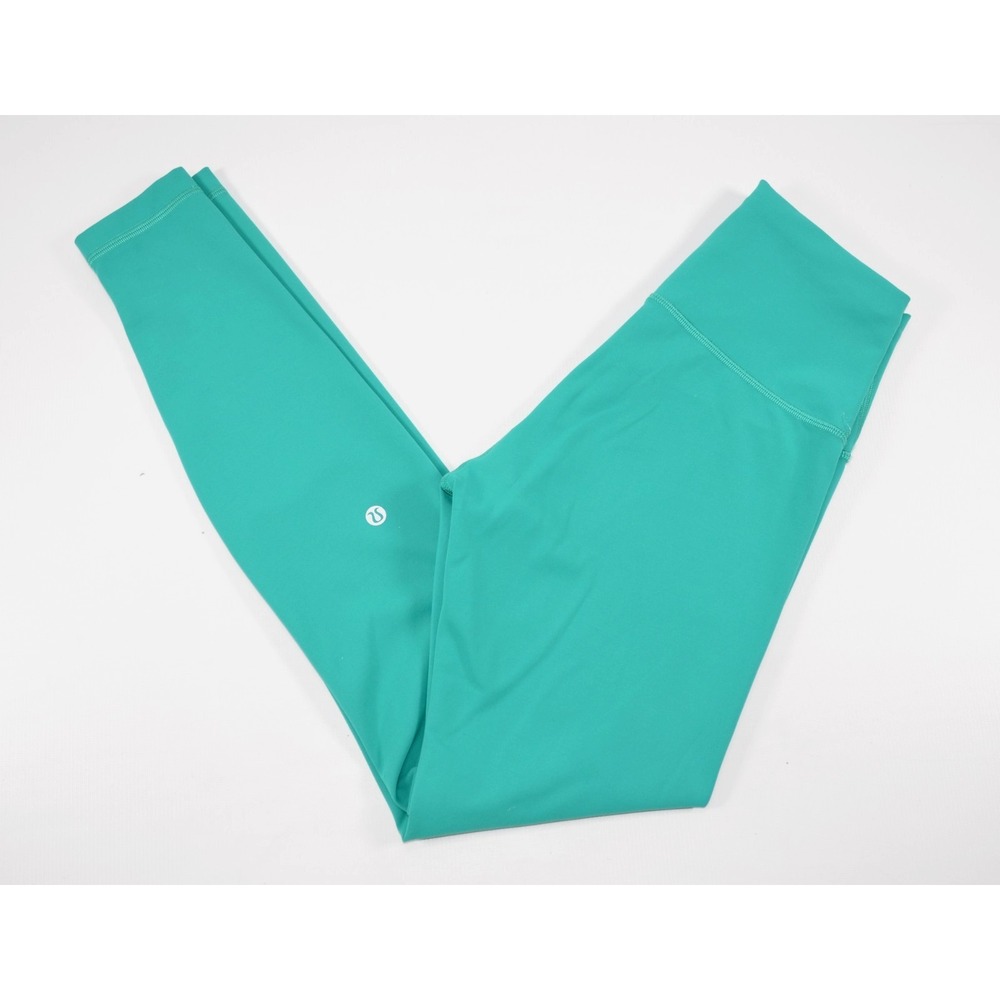 Lululemon Green Leggings‎ Women's Size 6   Inseam 27"